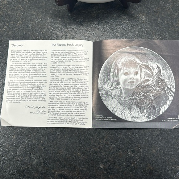 Edwin M. Knowles “Discovery” Collectible Plate - Picture 4 of 5